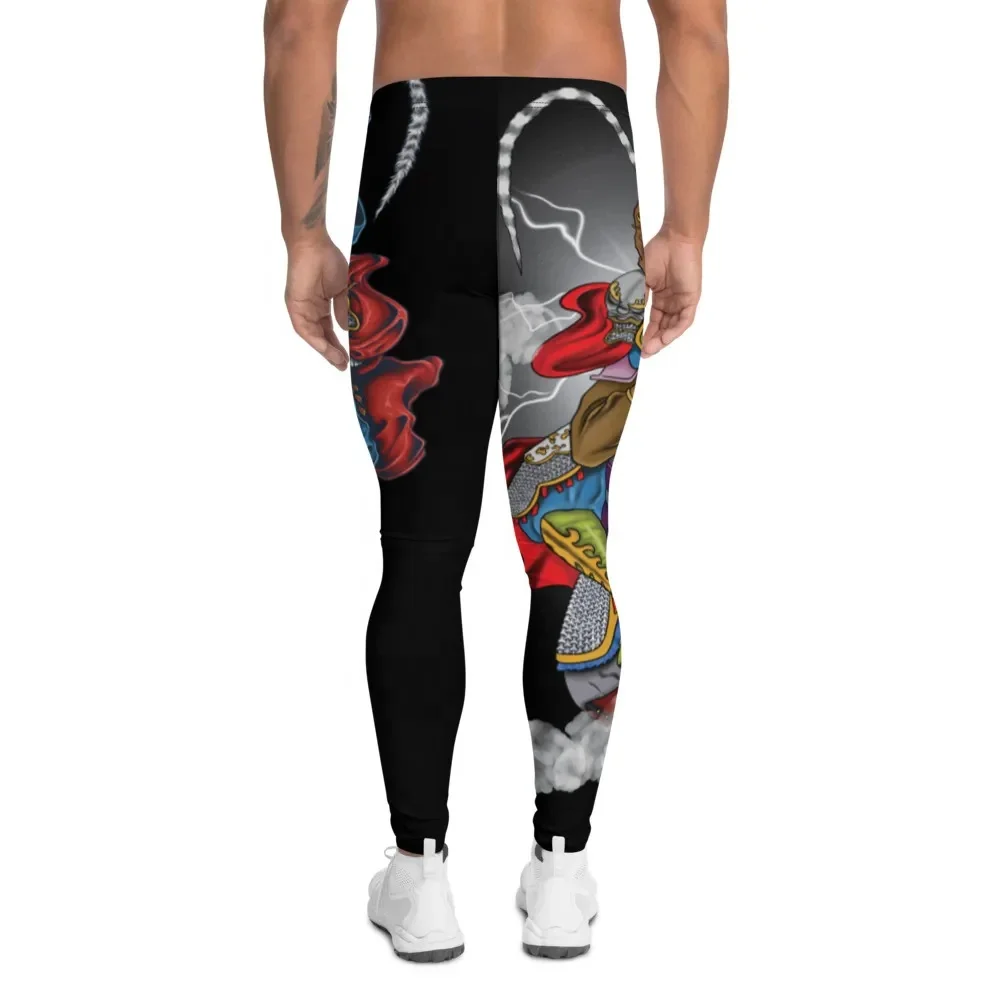 Fully Sublimation Compression Pants Bjj Mens Tights Grappling Martial ...