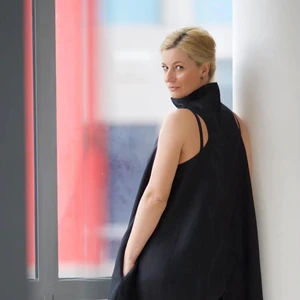 Latest Design Black Linen Kaftan Style Maxi Dress for Women Woven Patterns Plus Size Summer Dress Natural Waistline Plain Dyed