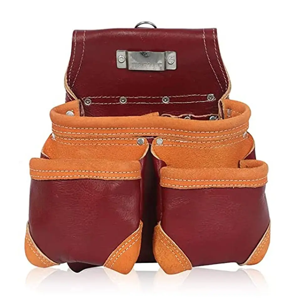 High Quality Leather Tool Bag Large Tool Holding Bag For Carpenter