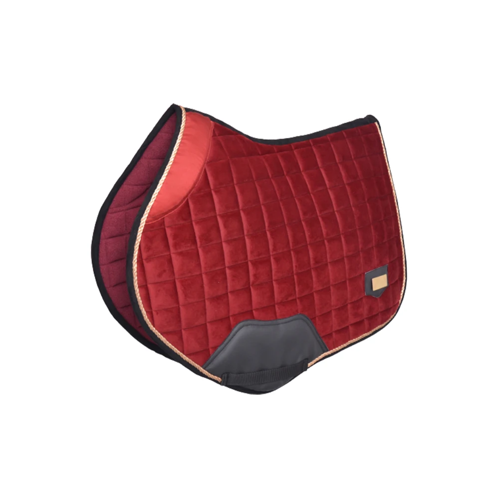Fashion Horse Saddles Red Dressage Saddle Pad All Purpose Saddle Pad