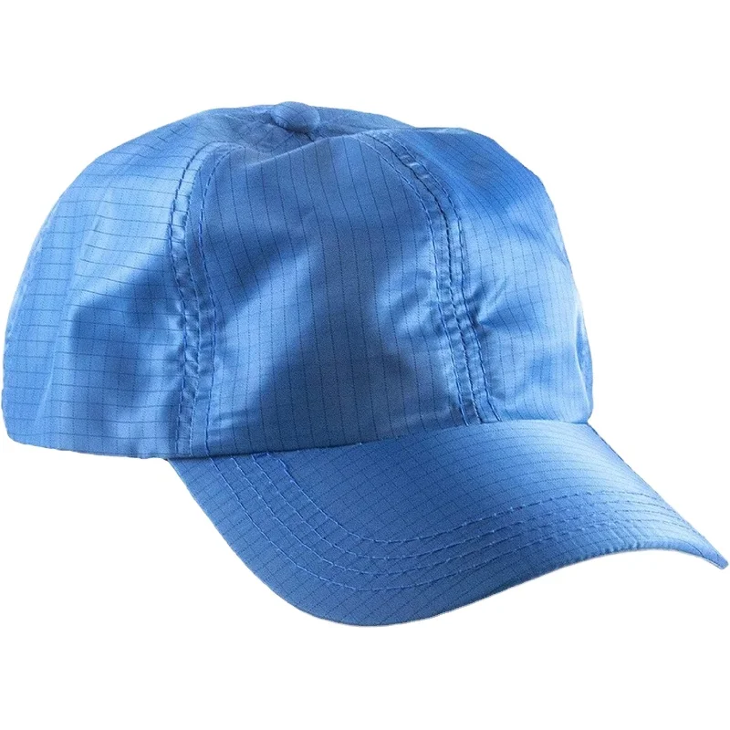 Electronic Factory Workwear Antistatic Polyester Work Esd Cap for Indian Market Custom Embroidered Logo Sport Cap Cap for Male F