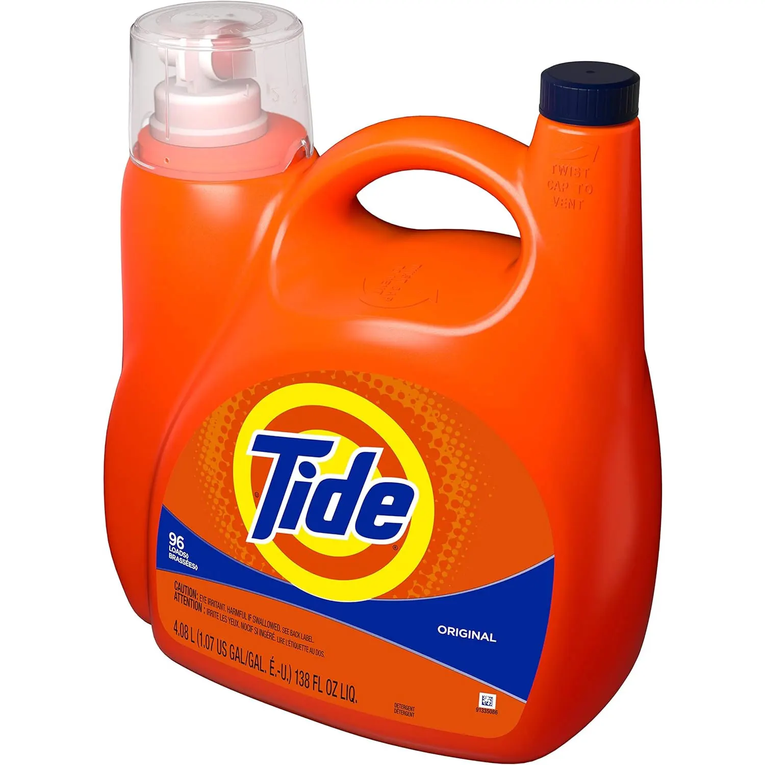 Tide Original He Liquid Laundry Detergent High Efficiency Formula,96