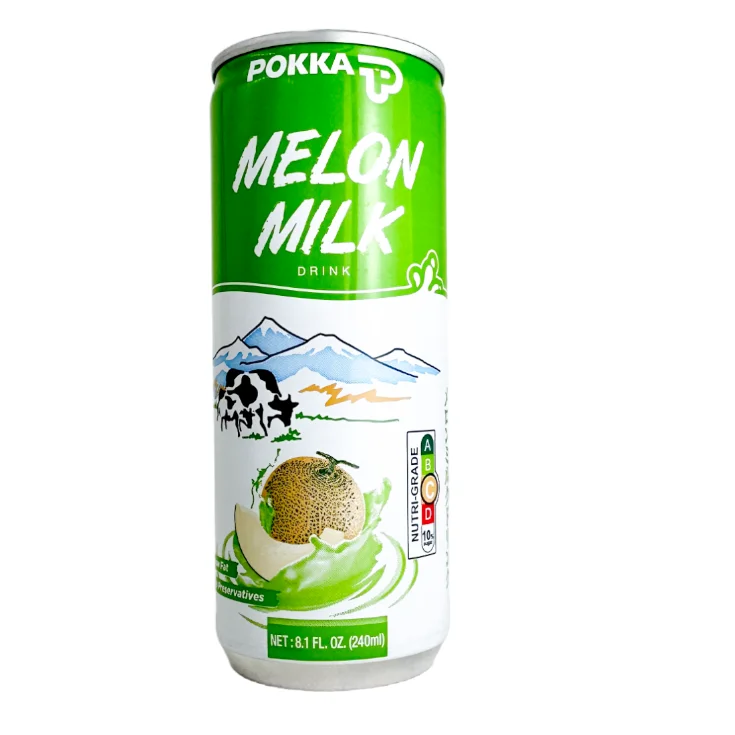 Deliciously Fruit Singapore Flavored Pokka Melon Flavored Milk 240ml
