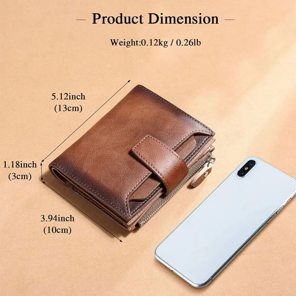 2024 Online Selling Leather Wallet Pakistan Factory Made Solid Color