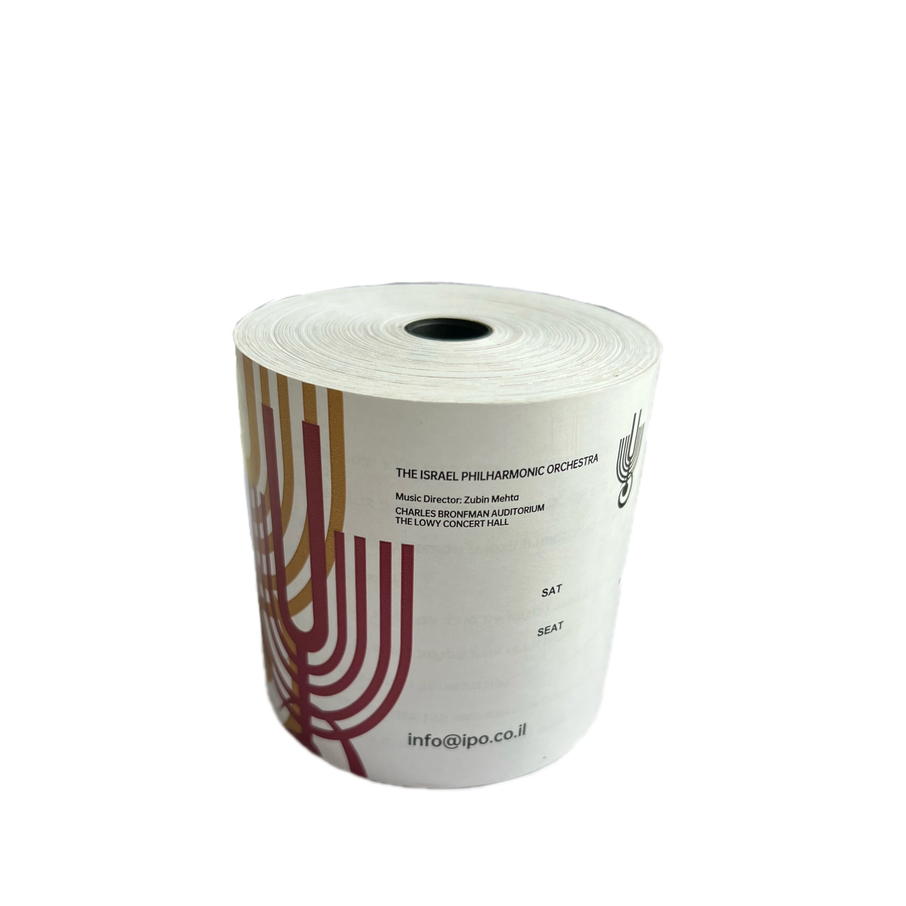 Custom Thermal Paper Printing Theater Music Concert Admission Coupon Tickets