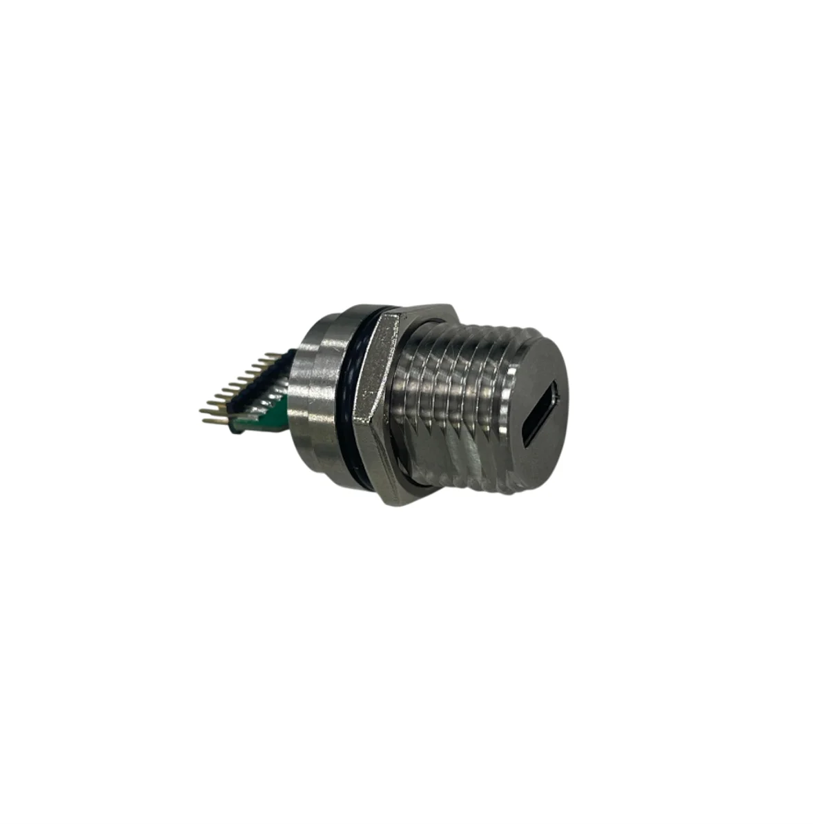Waterproof USB Type C Panel Mount Connector PG9 Size Sockets to PCB 90 right angle dip type