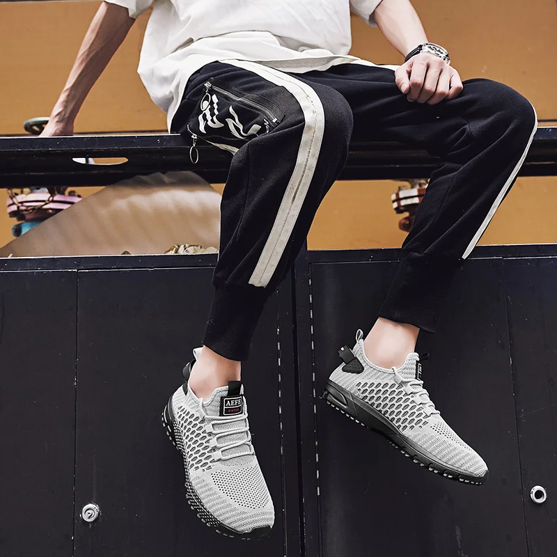 Brand Logo Customize Plus Size US 13 EU 47 Man Lightweight Tenis Casual Sports Sneakers Mesh Running Walking Shoes for Men