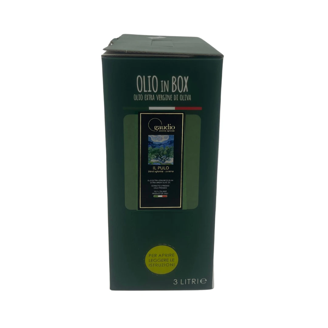 Сделано в Италии l органическое экстра-отжим холодное масло для холодного отжима с низкой кислотностью 3 л пакет коробке приготовления пищи