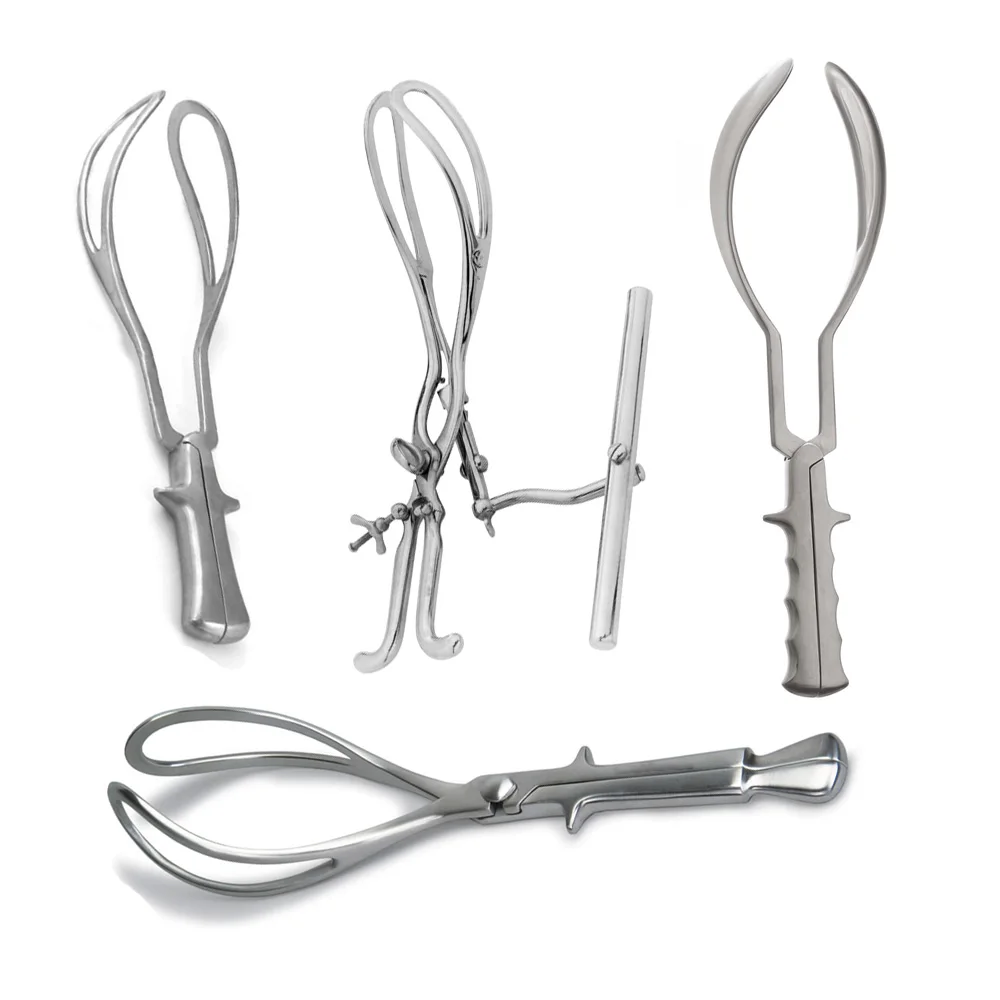 Gynecology Obstetrical Forceps Set German Stainless Steel Gynecology ...