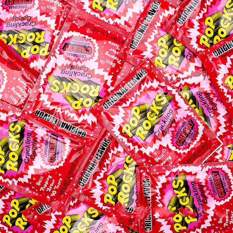 Wholesale Custom Halal Fruity Magic Pop Rocks Candy Mix Flavors Popping Powder Candy