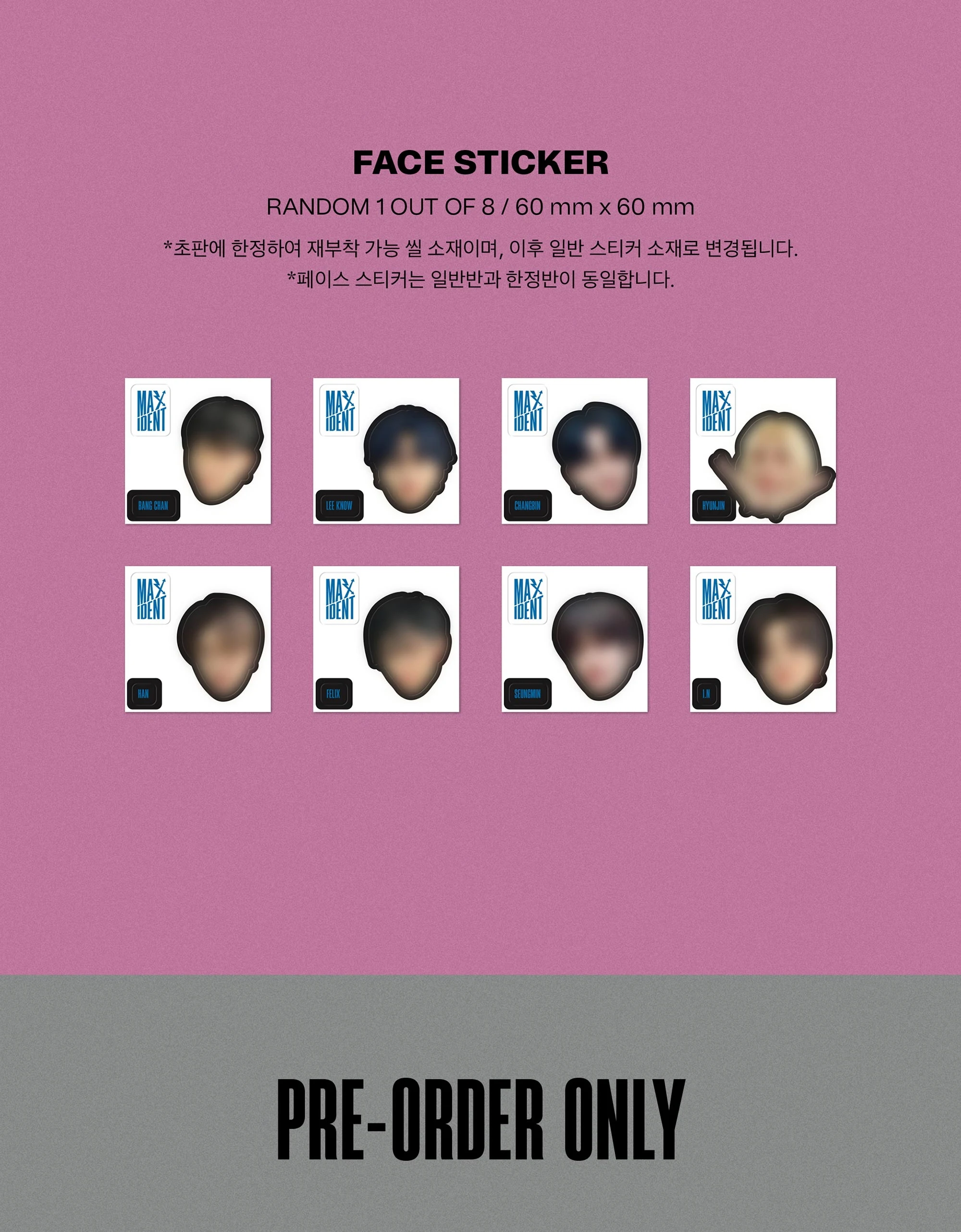 Kpop Official Album Non Preorder Stray Kids Mini Album Maxident