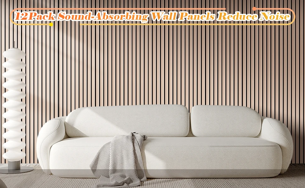 Large Self-Adhesive Modern Fireproof Eco-friendly Acoustic Pet Panels Camel Colour Polyester Fiber Acoustic Wall Panel Home Pet supplier