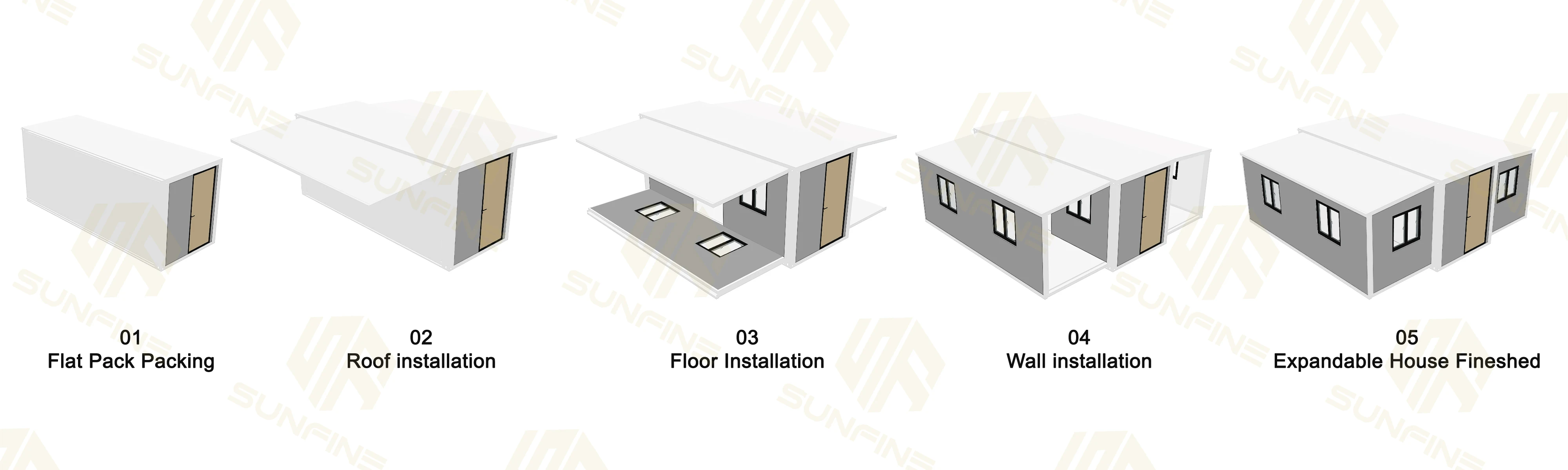 Casa Modulares Low Cost Prefab House Log Cabin Kits set Prefab House ...