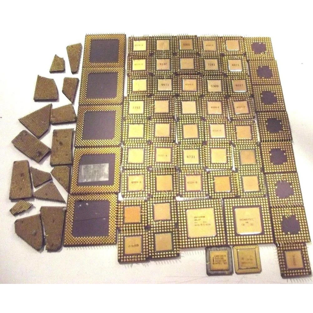 New Arrival Gold Ceramic CPU Scrap High Grade CPU Scrap, Computers Cpus / Processors/ Chips Gold For Sale
