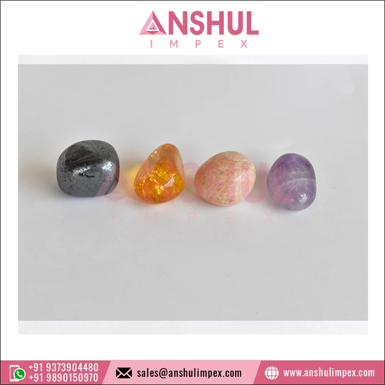 Enhance Inner Strength and Determination Meditation Tumbled Grounding Stones Healing Crystal Set STRENGTH Intention Crystals Kit
