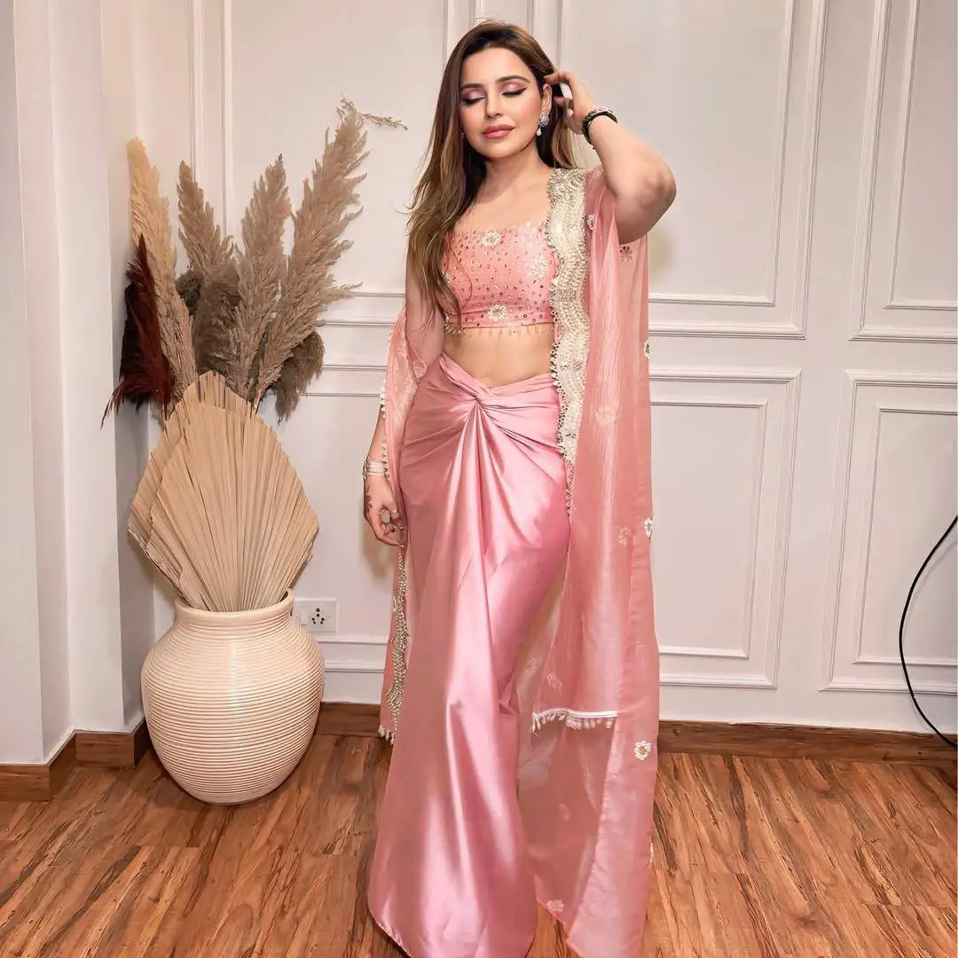 India Crape Sequence Embroidery Mirror Work Lace  Silver Moti Lace Bottom for Floor-Length Dresses