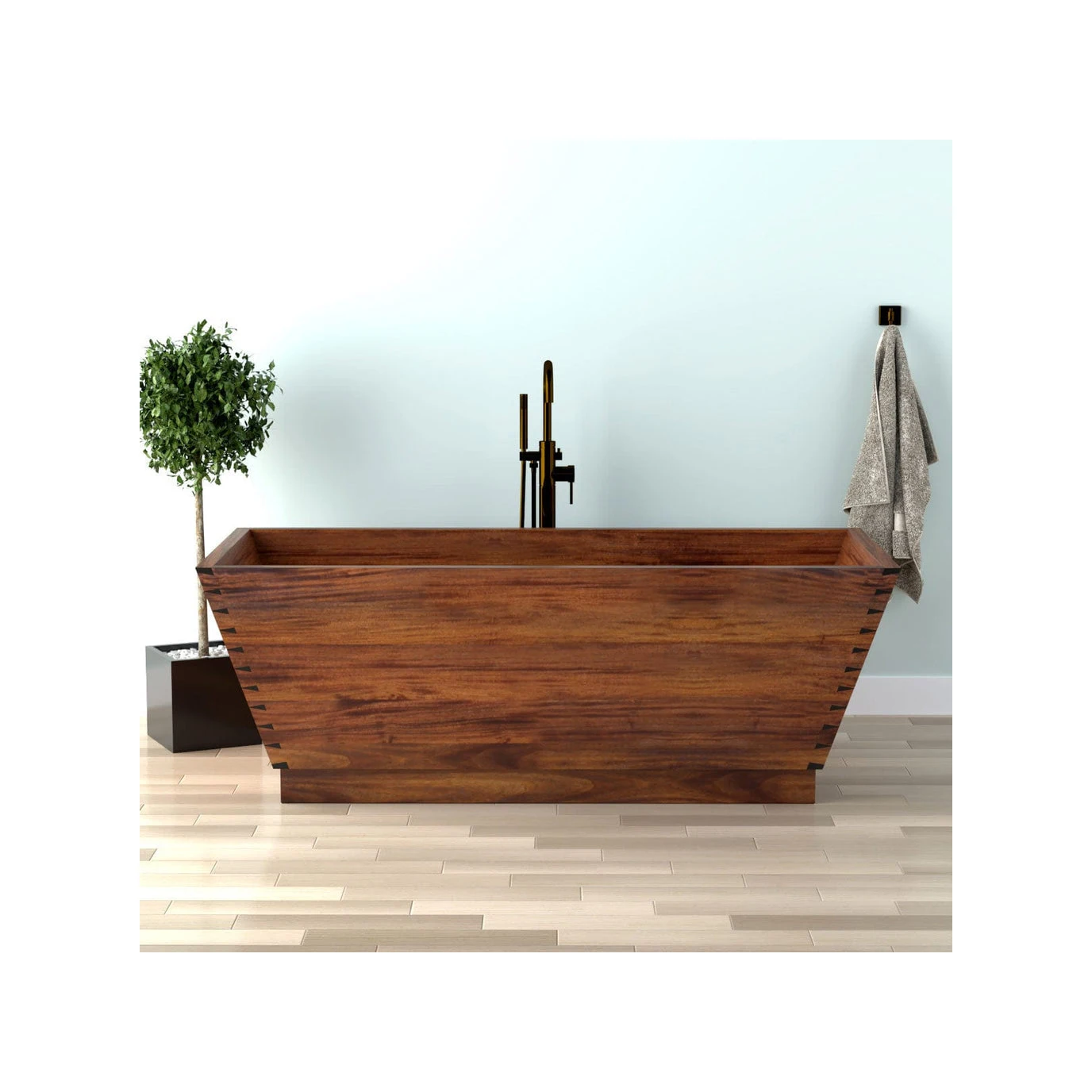 Freestanding Cheap Wooden Bathtub Tub Wooden Bathtubs Portable Hot Tub ...