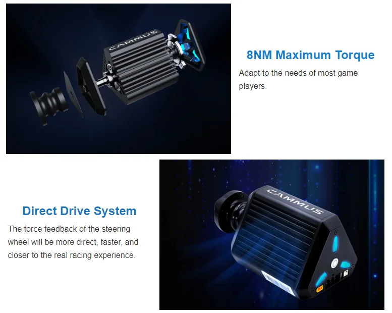 Cammus Racing Car Simulator Driving Force Sim Racing Simulator Gaming ...