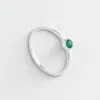 Green Onyx Silver