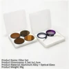 Ensemble de filtres noir-6-Pack