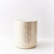 New Arrival Simple Design Mother of Pearl Coffee Table Modern Capiz Shell Inlay Coffee Tables for Living Room Handmade
