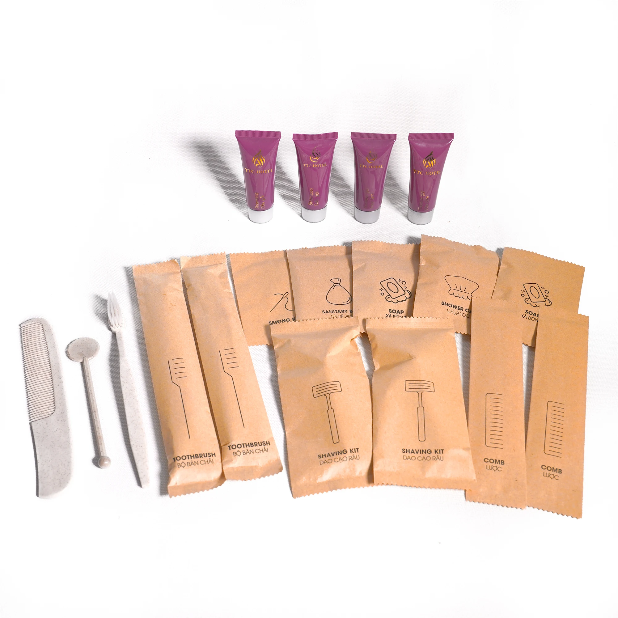 Accept Oem Odm Hotel Amenities Set Luxury Air Bnb Supplies Toiletries