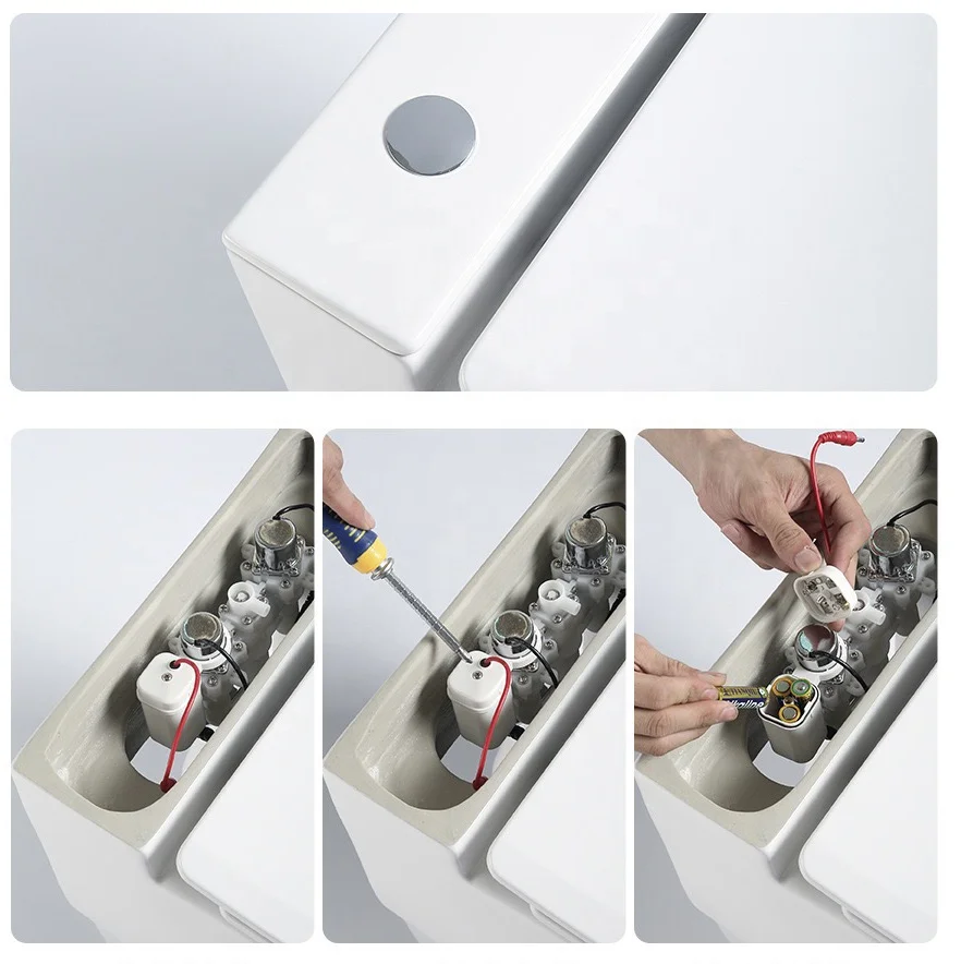 Automatic Pulse Toilet Bathroom Floor Back To Wall Intelligent Sense Inodoro Electric WC supplier