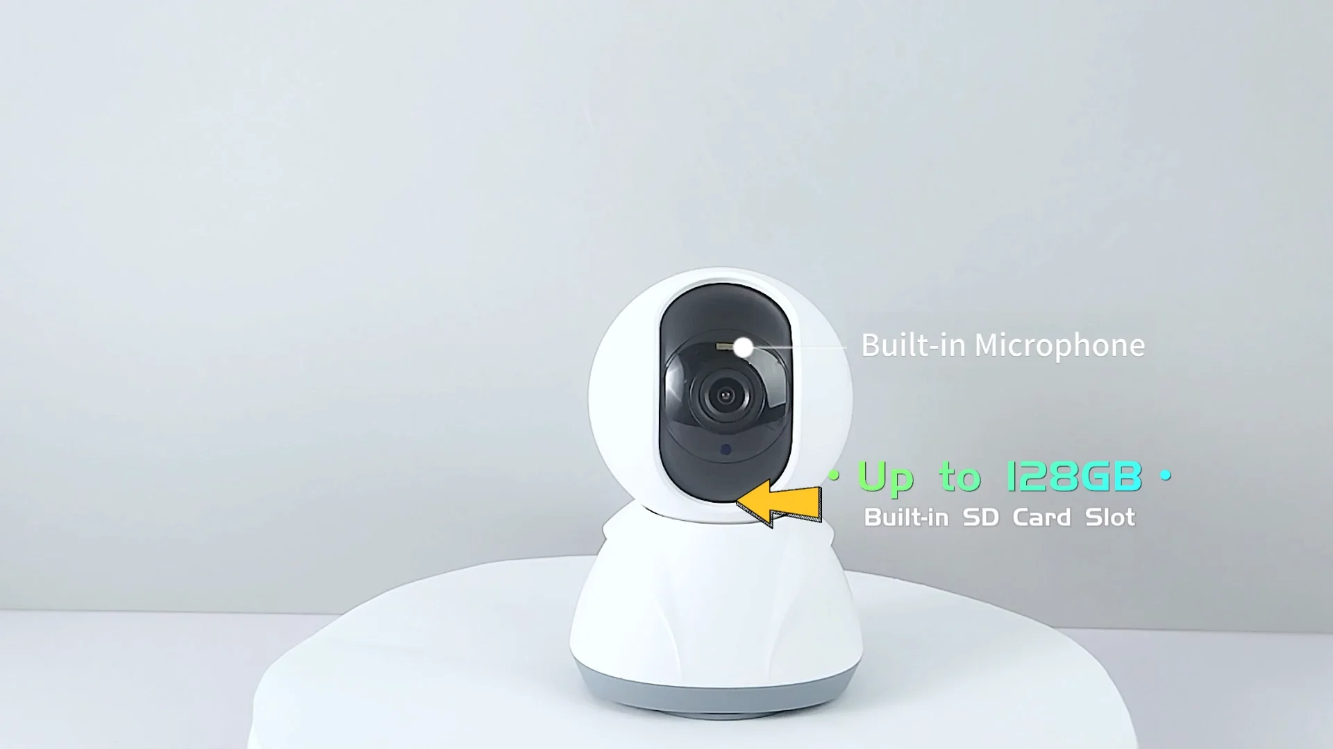 1080p Night Vision Long Range Wireless Tuya Video Baby Monitor Camera