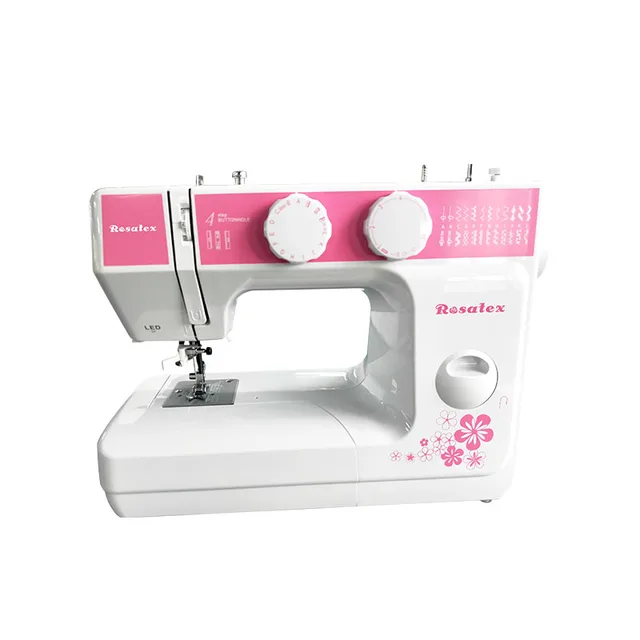 Rosatex 989 24 Built-In Stitches Twin Needle Function Singer Mini Electric Sewing Machine