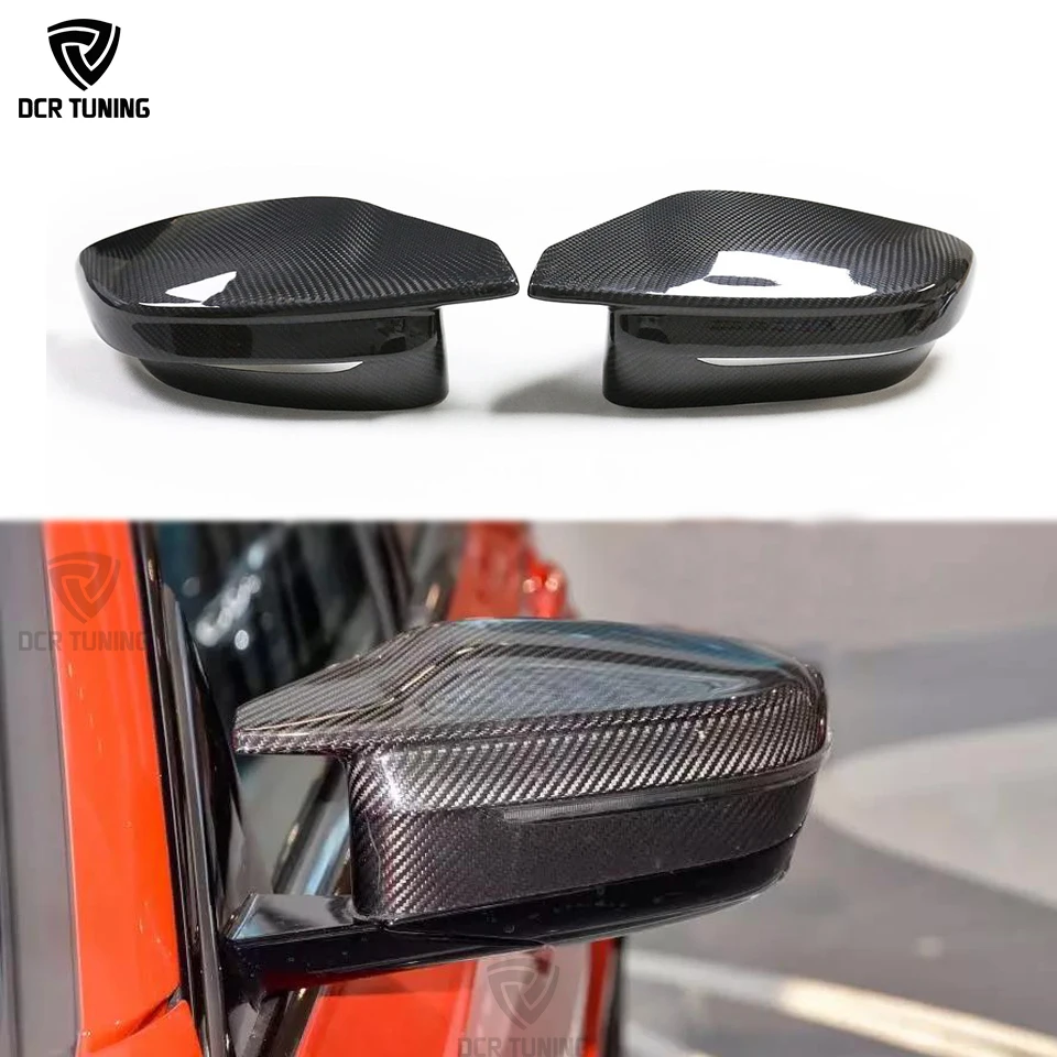 Prepreg Dry Car Rear Carbon Fiber Side Mirror Cover For Bmw G80 M3 G82