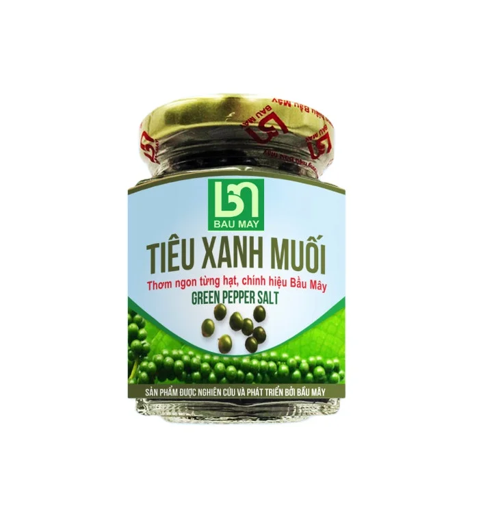 Vietnam High Quality Salt Green Pepper From Bau May For Cooking Single