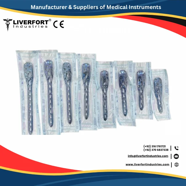 High Quality Orthopedic Titanium Distal Radius Volar Locking Plates 2 to 6 Holes L & R 2.7mm 10 Pcs Set Bone Surgery Instruments