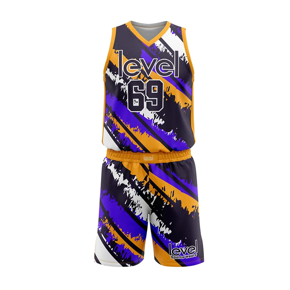 Oem Customized Factory Made Basketball Uniforms 100% Polyester Fabric ...