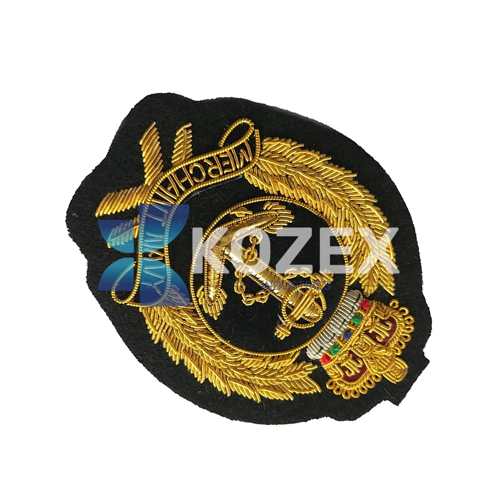 Royal Navy Warrant Officer Rank Hand Embroidery Badges Made In Custom ...