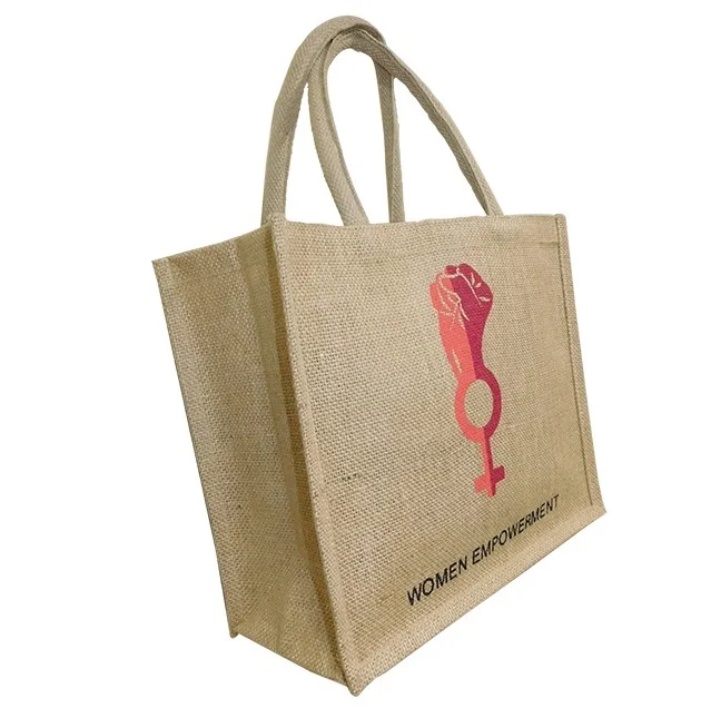 Customize Logo Printed Jute Lunch Bag at Wholesale Price Grocery Bags  Shopping Gift Tote