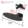 Holder (Black) + Metal Shelf (Black)