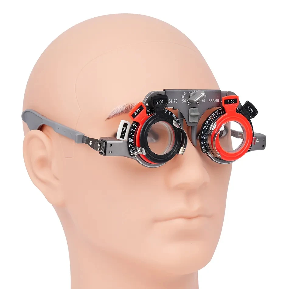 Direct Sale Ophthalmic Equipment Optical Trial Frame Adjustable PD 54-70mm Pure Titanium Material Light Weight Durable Model