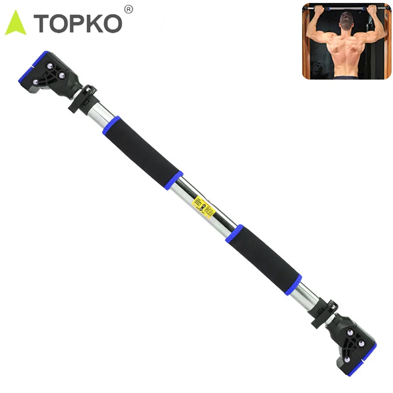 Topko High Quality Upper Body Workout Pull Up Bar Home Gym Portable Multifunctional Door