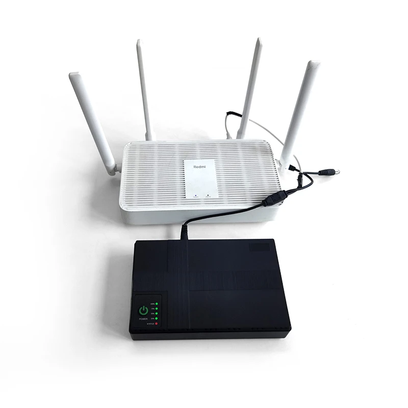 Mini Dc Ups Power Supply 12V Mini Ups 20000mah 12000mah 10400mah 8800mah 18W 36W Mini Ups for Wifi Router and Modem CCTV