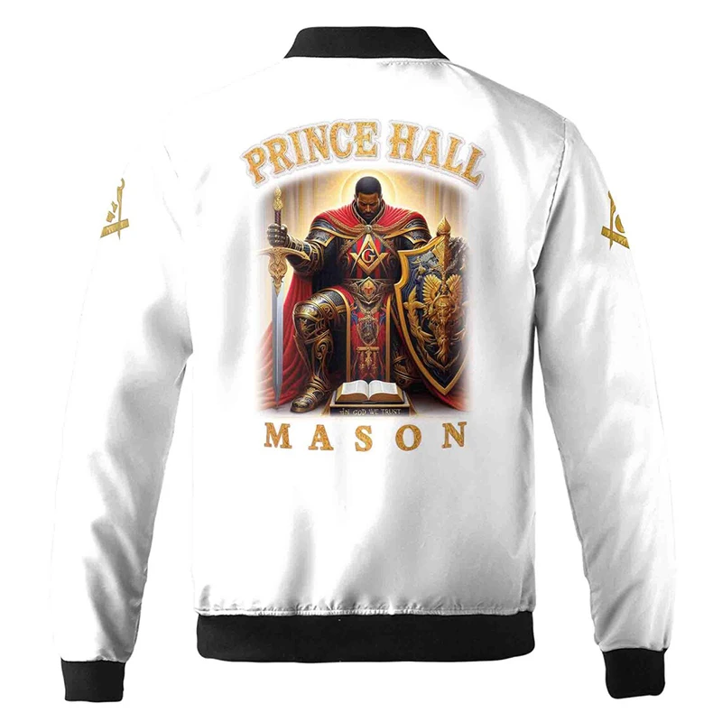 Customized Mason Prince Hall F&A.M Bomber Jacket S-5XL High