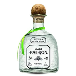 PATRONS Premium Silver Tequila Sweet Agave & Lime Flavored 40% ABV Gift Packaged in Elegant Bottle Wholesale Supply