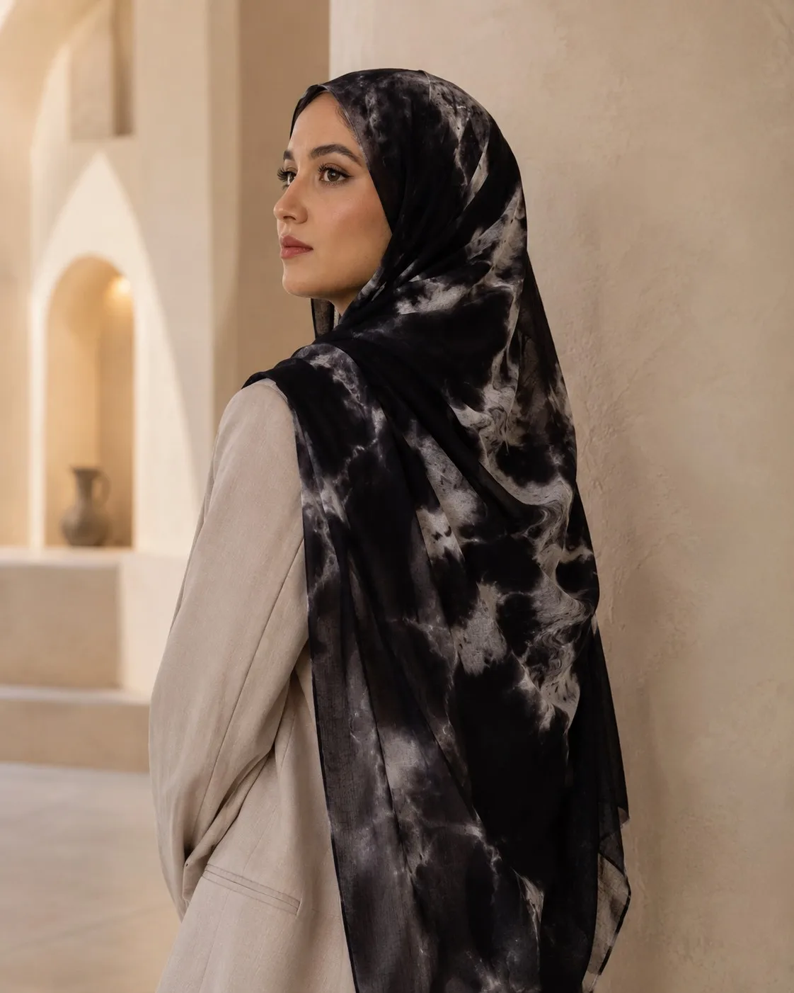 Custom Printed Modal Hijab