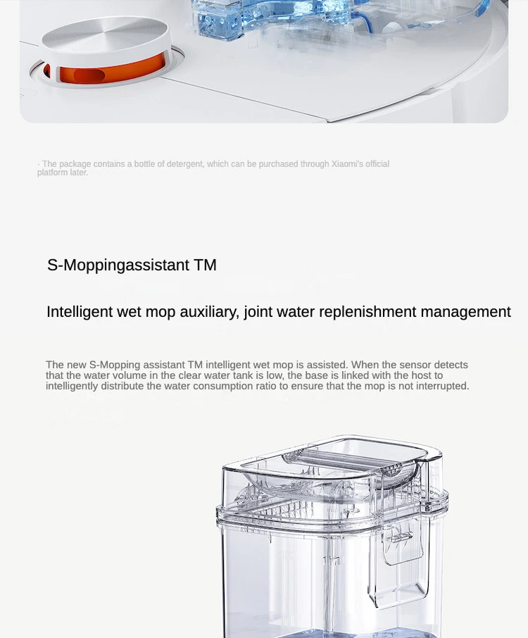Xiaomi Mijia Omni Floor Care Wet And Dry Mop Cleaning Robot Vacuums