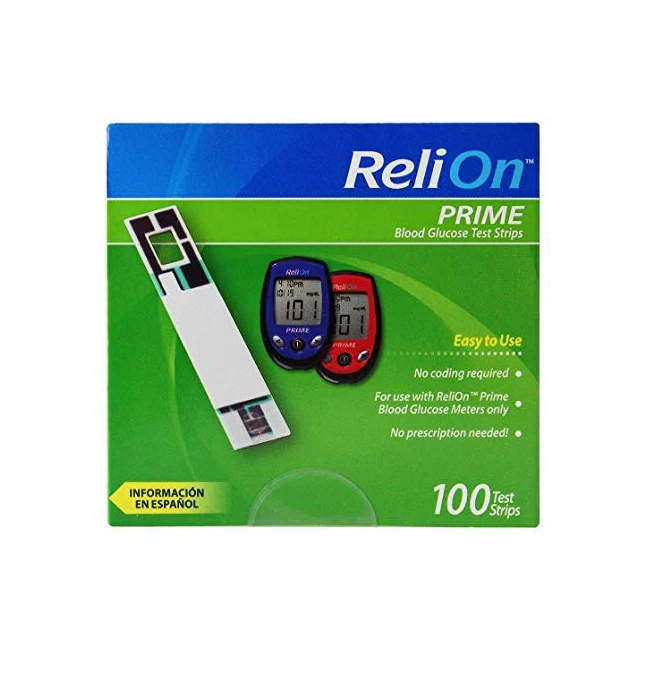 Relion Test Strip Diabetic Test Strips / Blood Glucometer Test Strips ...