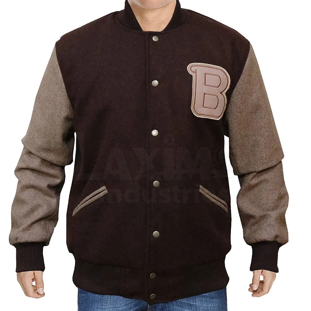 Embroidery Patch Printing Lettermen Jackets For Men Fashion Trendy