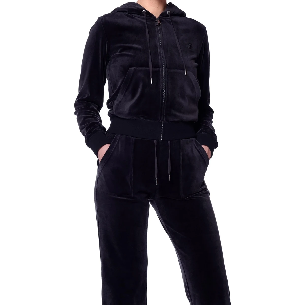 Velvet Tracksuit For Women 2023 Custom Logo Sweatsuit Sweat Track Suit ...