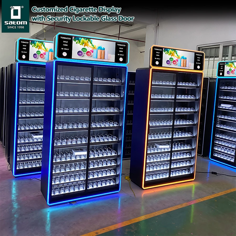 cigarette security cabinet Tobacco Cigarette Shop Packs Stand Racks Shelving Smokeless Cigarette Display Cabinet with Tempered Glass Door cigarette security cabinet Tobacco Cigarette Shop Packs Stand Racks Shelving Smokeless Cigarette Display Cabinet with Tempered Glass Door
