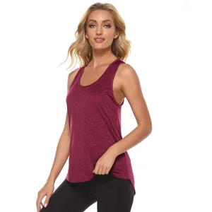 Thin Breathable Summer Wear Woman Ladies Sports Workout Quick-dry Tank Tops