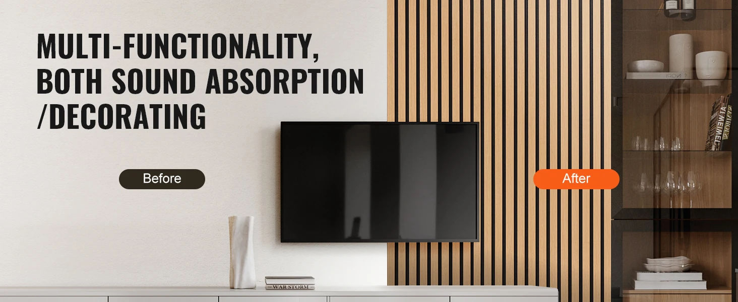 product modern interior decor soundproof acoustic wood wall panels natural oak slat paneling for hotel apartment perfect slats wall-3