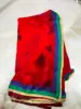 Rojo, negro, efecto tie-dye